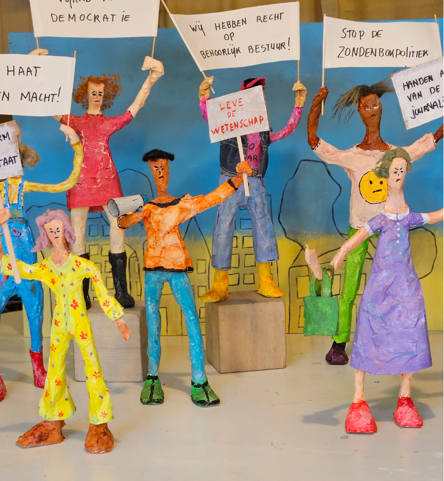 Workshop tijdens PROTEST, protest!