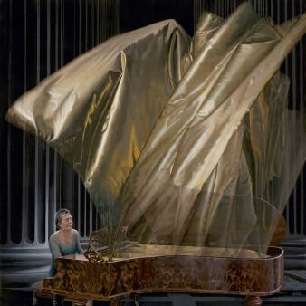 Panthéon de la Musique: Maria João Pires | 2024   (oil on canvas 125 x 125 cm)