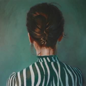 'Green' 100 x 100 cm olieverf op linnen