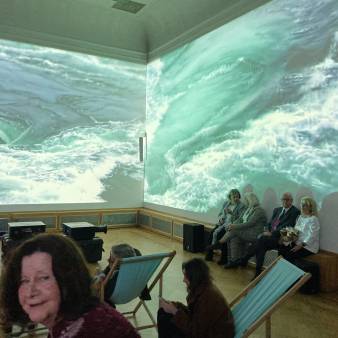 '2047: The Netherlands flooded' Immersive Installation, Hardenberg zaal, Pulchri Studio, The Hague