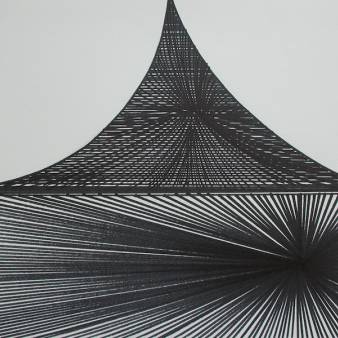 Tunnelscapes-serie A4 stifttekening