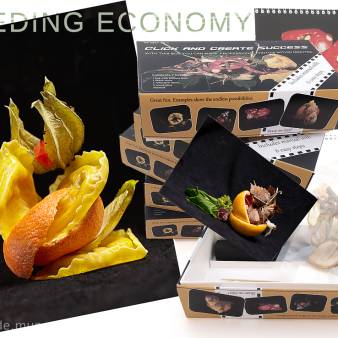 Seeding Economy, (concept art with kitchen litter that tested the idea of artist income on demand as bussiness plan, 2022 )