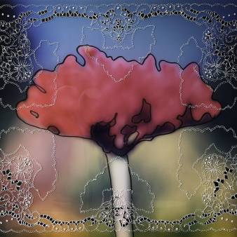 Richelieu. Plexiglas flower. 2021