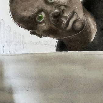 In de groene warme ogen