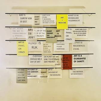 installatie ART= Huis De Pinto 2024/25 curator: Jacqueline Verhaagen