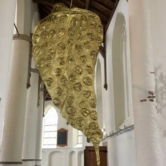 Boven de Kronen, Grote of Barbarakerk, Culemborg, opdracht Stichting de Roos van Culemborg, 2019,