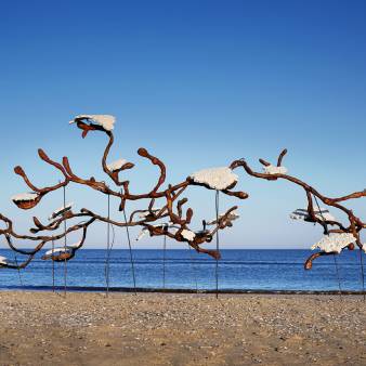 Sealight IV installatie Zandvoort Beach Margot Berkman