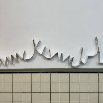 installation of "a drawing"