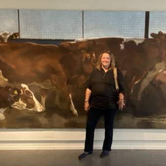 Milk, olieverf op doek 200x700cm, 2021