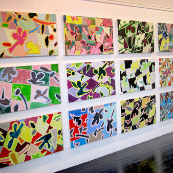 Blozende bladeren / Summer designs, 12 keer 55x90cm