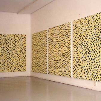 Schilderij voor Bavink, 4 keer 190x190cm