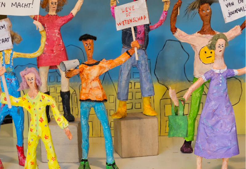 Workshop tijdens PROTEST, protest!