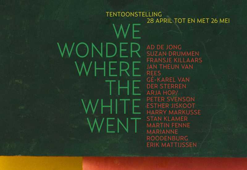 WE WONDER WHERE THE WHITE WENT